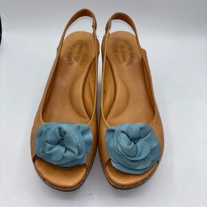 Kork Ease Ladies Leather Cork Heel Shoes Size 8 US 39 EU